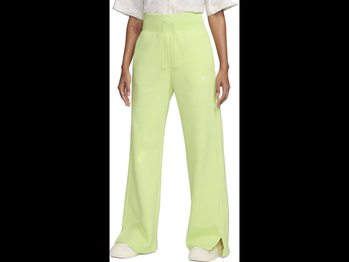 womens-nike-sportswear-phoenix-fleece-high-waisted-wide-leg-sweatpants-in-yellow-size-medium-dq5615--1