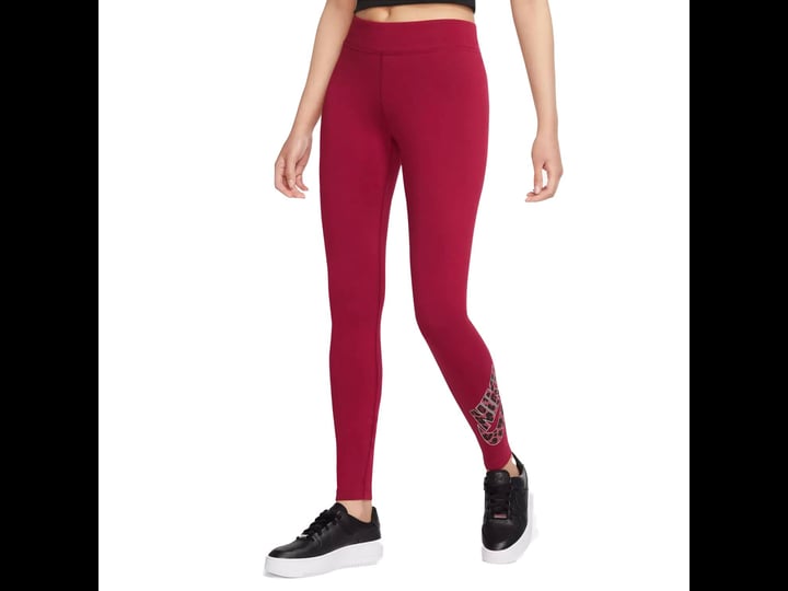 womens-nike-sportswear-printed-leggings-size-small-pink-1