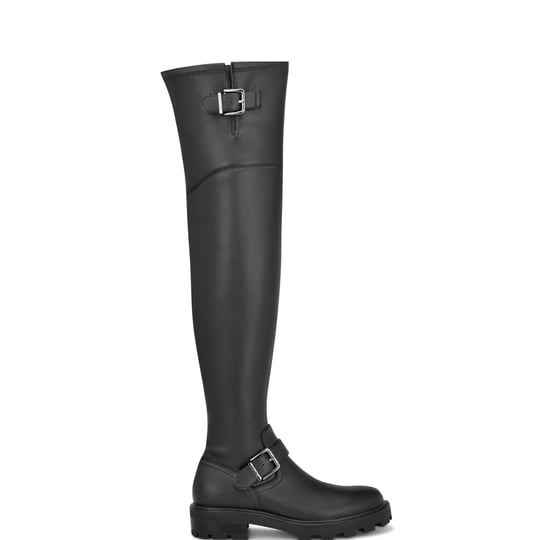 womens-nine-west-nans-over-the-knee-boots-black-smooth-size-8-leather-1