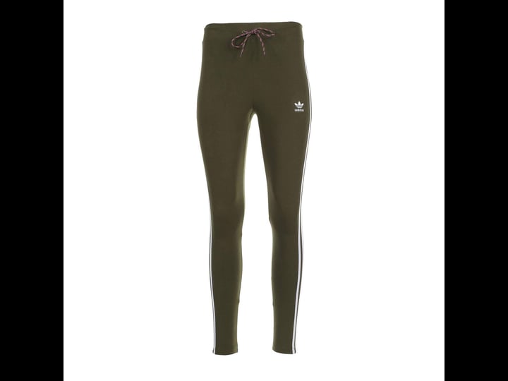womens-originals-drawstring-leggings-in-green-cotton-by-adidas-1