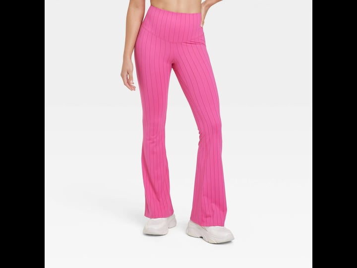 womens-rib-flare-leggings-joylab-pink-m-1