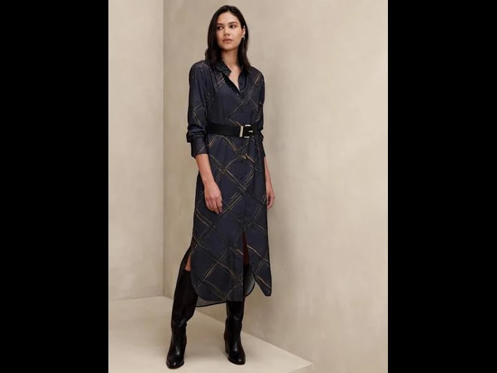 womens-satin-maxi-shirtdress-preppy-navy-regular-size-xs-1