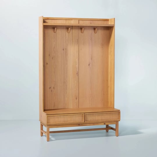 wood-cane-transitional-entryway-bench-hall-tree-with-drawers-natural-hearth-hand-with-magnolia-1