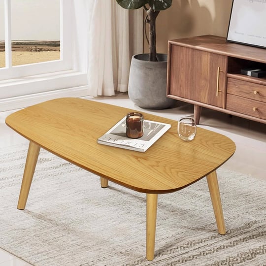 wood-folding-coffee-table-space-saving-side-table-oak-32x16x12-5-1