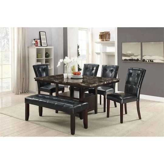 wooden-dining-table-with-storage-in-brown-size-one-size-1