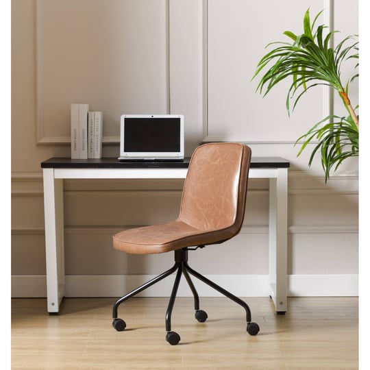 wovenbyrd-modern-armless-rolling-home-office-chair-brown-1