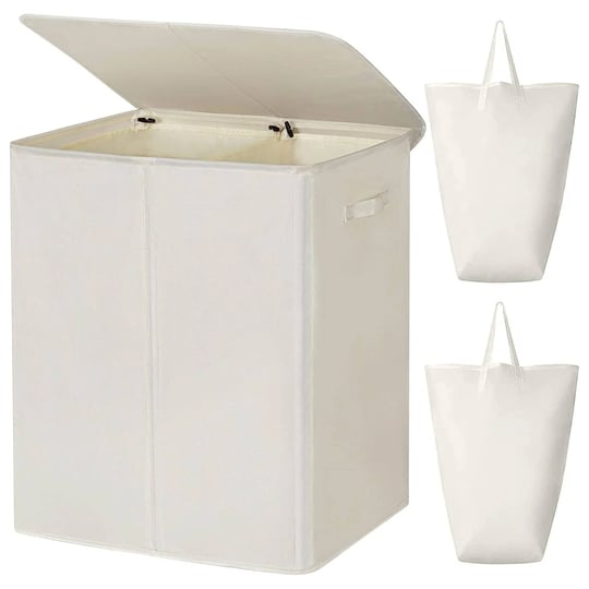 wowlive-154l-fabric-double-laundry-hamper-with-lid-and-removable-bags-beige-1