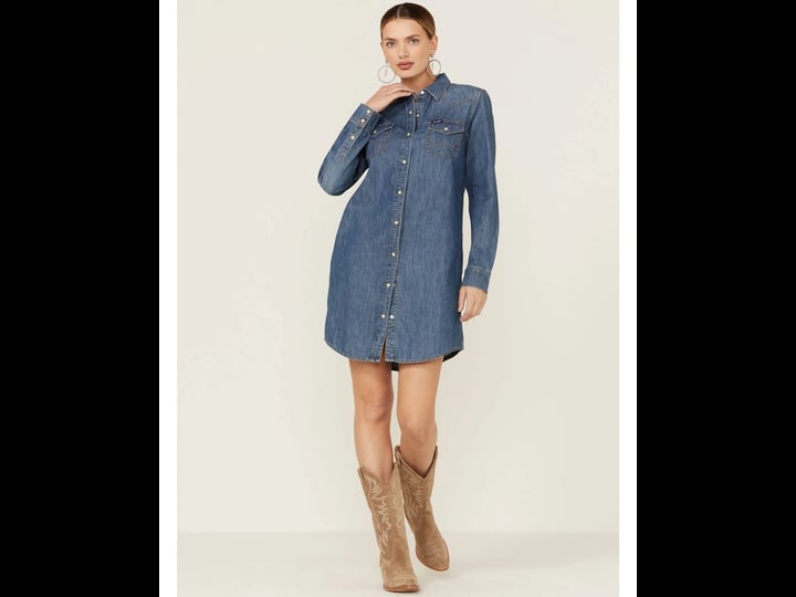 wrangler-womens-denim-western-long-sleeve-dress-1