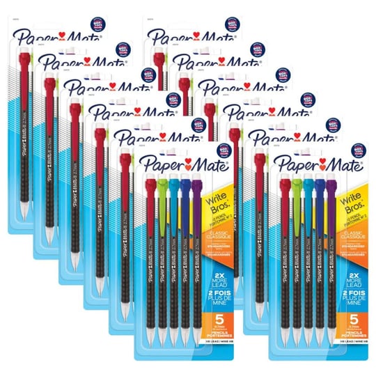 write-bros-mechanical-pencil-0-7mm-assorted-5-per-pack-12-packs-1