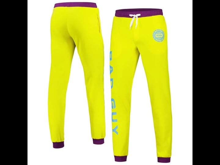 wwe-authentic-mens-yellow-razor-ramon-chenille-sweatpants-1