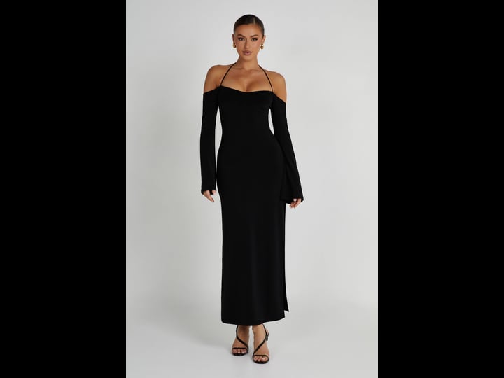 wxi-tia-slinky-off-shoulder-maxi-dress-black-l-afterpay-meshki-18th-birthday-outfitstia-slinky-off-s-1