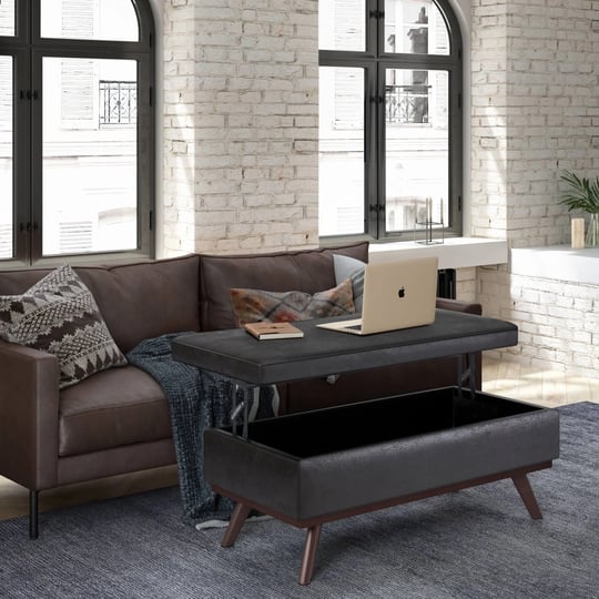wyndenhall-ethan-42-inch-wide-mid-century-modern-rectangle-table-ottoman-distressed-black-1