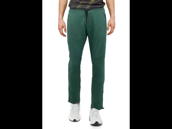 x-ray-mens-fleece-adjustable-ankle-drawstring-joggers-pants-forest-green-size-2xl-1