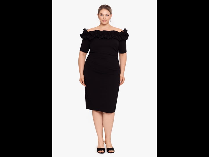xscape-ruffle-off-the-shoulder-scuba-crepe-cocktail-dress-black-1