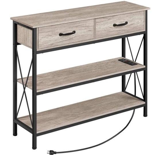yaheetech-3-tier-console-table-sofa-table-with-power-outlet-gray-1