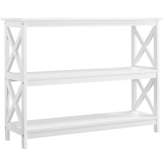 yaheetech-3-tier-wooden-console-table-x-design-entryway-tablewhite-1