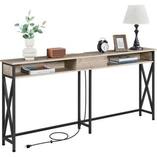 yaheetech-71in-extended-sofa-table-wooden-console-table-with-2-outlet-and-2-usb-ports-gray-1