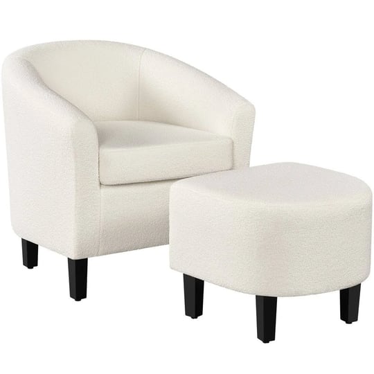 yaheetech-contemporary-boucle-barrel-chair-and-ottoman-for-bedroom-living-room-ivory-1