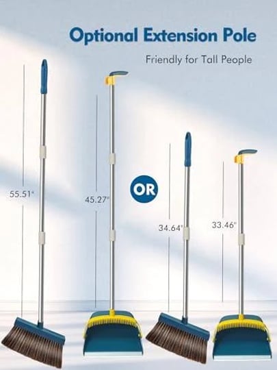 yahhu-broom-and-dustpan-set-stand-upright-dustpans-45-and-55-long-handle-broom-with-dustpan-teeth-in-1