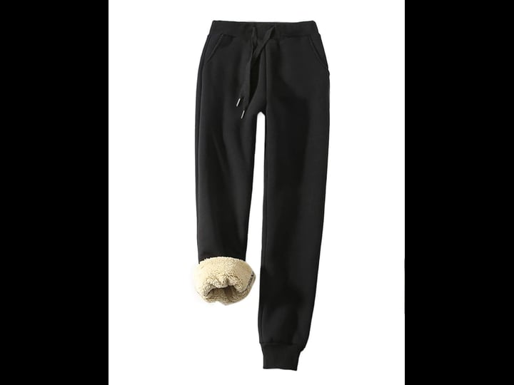 yeokou-womens-warm-sherpa-lined-athletic-sweatpants-jogger-fleece-pants-large-black-1