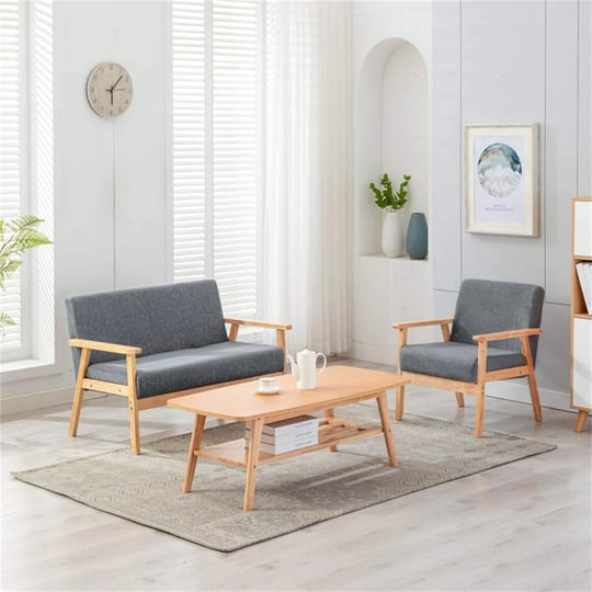 yjtonwin-coffee-table-loveseat-chair-set-greynatural-1