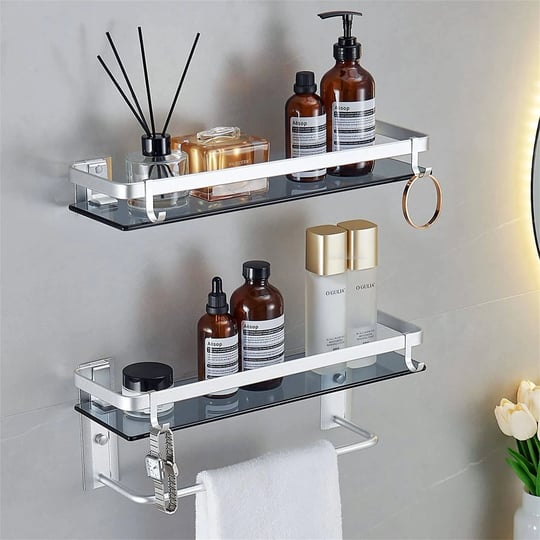 yjtonwin-glass-shelf-for-bathroom-size-silver-1