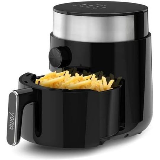 yoma-air-fryer-2-6-qt-small-airfryer-with-temperature1200-watt-non-stick-fry-basket-8-recipe-guide-a-1