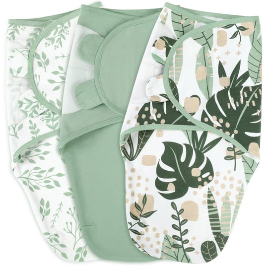 yoofoss-baby-swaddles-0-3-months-100-cotton-newborn-swaddle-blanket-3-pack-tog-0-5-adjustable-velcro-1