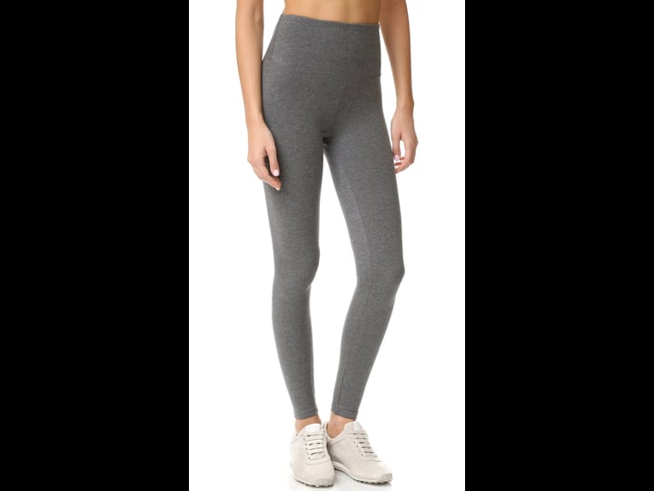 yummie-womens-rachel-cotton-shaping-leggings-heather-charcoal-size-small-1