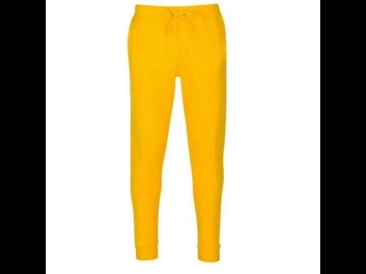 zang-fashion-mens-fleece-jogger-pants-elastic-waistband-sweatpants-2-zip-pockets-yellow-medium-1