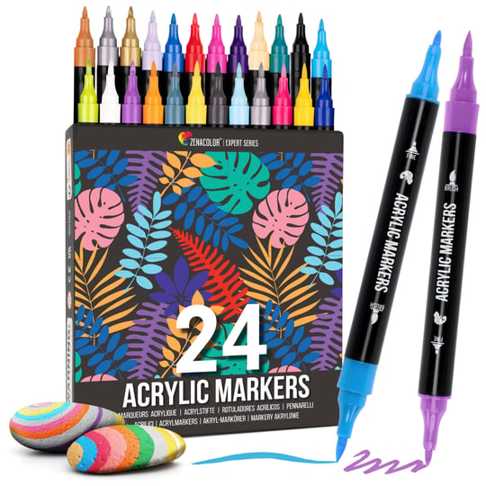 zenacolor-24-acrylic-paint-markers-dual-tip-fine-brush-tip-paint-pens-acrylic-markers-for-pens-for-w-1