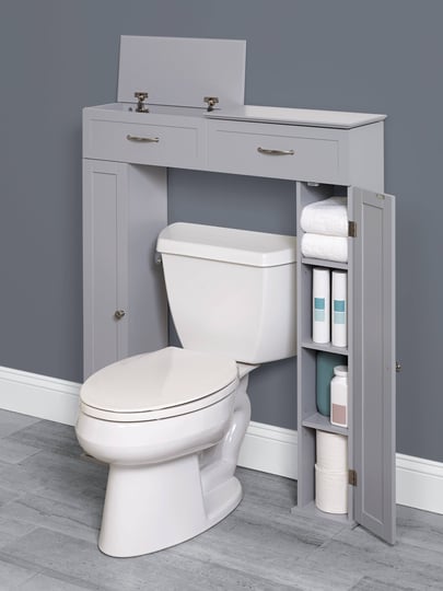 zenna-home-lift-top-storage-console-cabinet-bathroom-spacesaver-gray-1