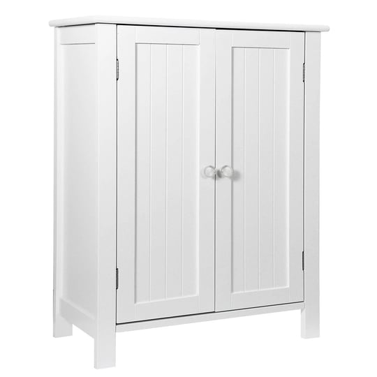 zenstyle-white-wooden-bathroom-floor-cabinet-storage-cupboard-3-shelves-save-space-1