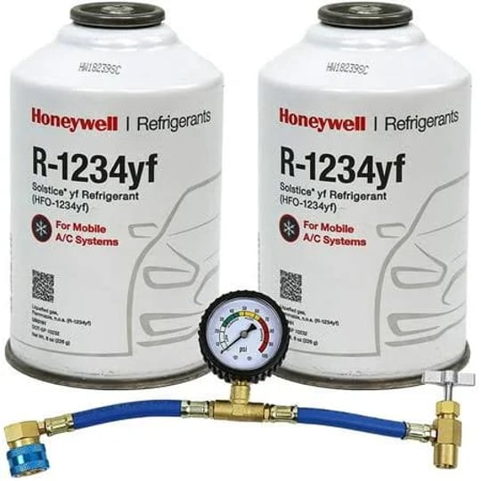 zeror-top-off-kit-2-genuine-8oz-hfo-r1234yf-refrigerant-2-cans-hd-brass-can-tap-with-gauge-size-2-ct-1