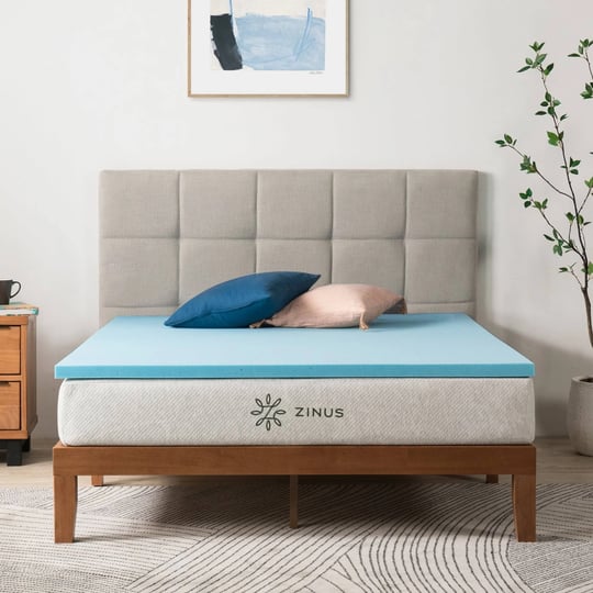 zinus-memory-foam-mattress-topper-queen-green-tea-cooling-gel-1-5-inch-blue-1