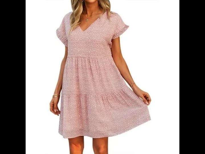 zxzy-women-floral-printed-ruffled-sleeves-v-neck-babydoll-mini-dress-womens-size-xl-pink-1