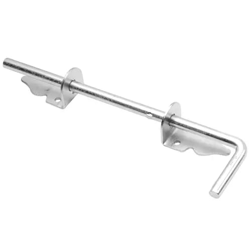 King Metals 30-6018 18 in cane bolt with two mounting brackets