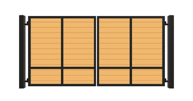 Square top · Horizontal ironwood