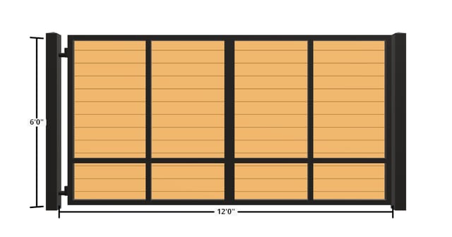 Square top · Horizontal ironwood