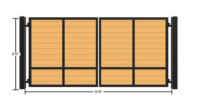 Square top · Horizontal ironwood