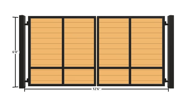 Square top · Horizontal ironwood