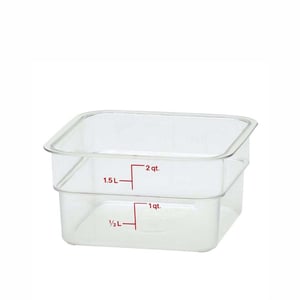 Cambro Camsquares Policarbon Gıda Saklama Kabı 1,9 lt 2SFSCW - CAMBRO