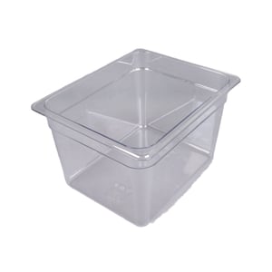 Cambro Camwear Polikarbon İki Bölmeli Küvet Şeffaf Gn1/2 11.7lt. 28CW135 - CAMBRO