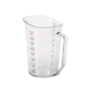 CAMBRO CAMWEAR POLY ÖLÇÜ KABI 4 LİTRE SEFFAF - CAMBRO