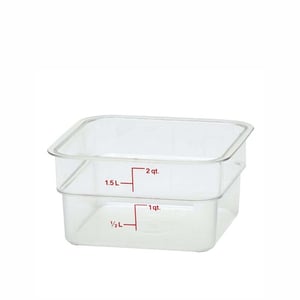 Cambro Polipropilen Ölçekli Saklama Kabı Yarı Saydam 1.9 lt. 2SFSPP190 - CAMBRO
