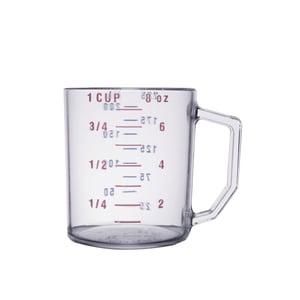 Cambro Camwear Polikarbon Ölçü Kabı Şeffaf 0.25 lt. 25MCCW135 - CAMBRO