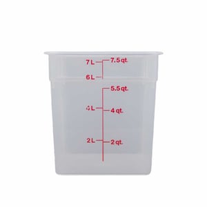 Cambro Camsquare Kare Saklama Kabı Kapağı Yarı Saydam 5.7 ve 7.6 lt ile Uyumlu SFC6SCPP190 - CAMBRO