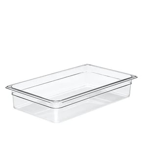 Cambro Polikarbon Tek Bölmeli Küvet Şeffaf 65 mm Gn 1/1 12CW135 - CAMBRO
