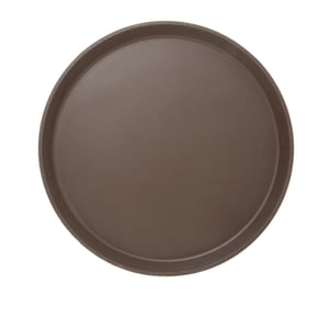 Cambro Camtread Yuvarlak Kaymaz Tepsi Kahverengi 355 mm 1400CT138 - CAMBRO