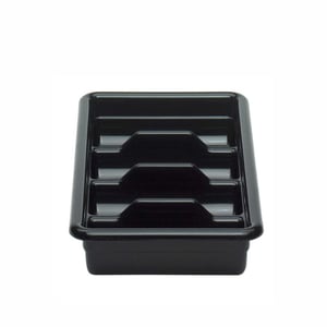 Cambro Cambox Polietilen 4 Bölmeli Bulaşık Taşıma Kutusu Siyah 289*520 x 95 mm 1120CBP110 - CAMBRO